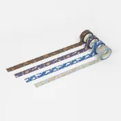 15W燙金紙膠帶 9078205-9078208（紙膠帶／手帳／相冊／日記／DIY／裝飾貼／貼紙／膠帶）《豐年季小舖》