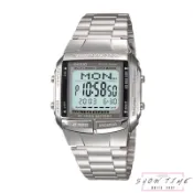 CASIO 卡西歐 經典 韓系 復古風 電子錶 不鏽鋼帶款 白面 銀色 DB-360-1A ｜感性時間鐘錶｜
