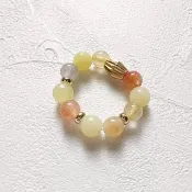 金價旺來天然晶石尾戒(金絲玉.檸檬玉.金髮晶)正向思維能量.除負