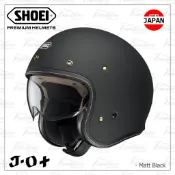 【趴趴騎士】SHOEI JO+ 消光黑 (復古帽 內鏡片