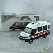 協貿國際日用品生活12館 Tiny微影1:76 IVECO依維柯歐霸香港巡邏車警車沖鋒車21號合金車仔