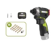 【WORX 威克士】12V電動起子 衝擊起子WU132.9+F15(無刷衝擊起子 電動起子機 鋰電起子機  充電起子機)