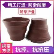 全球選品1館 生活百貨 多功能行動式矽膠折疊車用10L冰桶多色自有模具