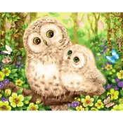 (店+)【ArtLife 藝術生活】DT120_呵護 40*50CM數字油畫 DIY DIY數字油畫 交換禮物 畫畫玩具