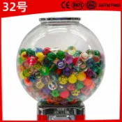 全球選品1館 生活百貨 32號彈力球兒童玩具多款混裝實心彈跳球一元扭蛋機跳跳球