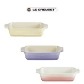 【全聯線上購】【Le Creuset】造型瓷器長方 18cm 烤盤(奶油黃/粉彩紫/粉樹莓)