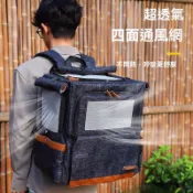 【跟屁蟲の王國】正品Petseek寵覓小黃鴨聯名款寵物拉桿包 雙肩包 外出大空間貓包 狗狗推車 拉桿箱包(275)