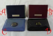 【震撼精品百貨】Hello Kitty 凱蒂貓 高級名片夾 深藍/酒紅/藍/黑【共4款】 震撼日式精品百貨
