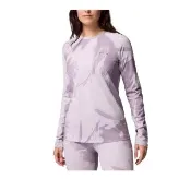 【Columbia 哥倫比亞】女款-極暖快排內著長袖上衣-Omni-Heat Infinity™-紫色印花(UAL24840UN/JF)