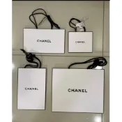 現貨/CHANEL香奈兒·專櫃提袋/紙袋/禮物包裝/緞帶//愛心山茶花 掛飾 雪花 彗星 月球 香水 5號 雙c