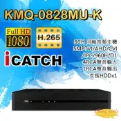 昌運監視器 ICATCH 可取 KMQ-0828MU-K IO接點 警報 8路錄影主機 H.265 DVR