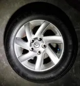 【煌達汽車】(只賣一個鋁圈 不含輪胎) 馬自達 MAZDA 馬3 原廠鋁圈(含鋁圈蓋) 15吋