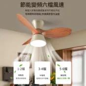 良品舎 中山燈具中古風扇燈餐廳全光譜新款吸頂新中式臥室房間吊扇燈 LPS15 工廠現貨 快速出貨