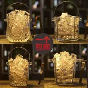 冰酒桶 小冰桶 冰塊桶 保冷桶 手提冰桶 香檳 葡萄酒 紅酒桶 保溫保冷 送冰夾玻璃保溫紅酒啤酒冰桶傢用KTV酒吧大小號【宜家良品百貨】