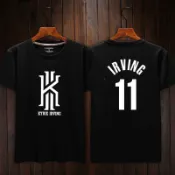  💖歐文Kyrie Irving厄文短袖棉T恤上衣💖NBA球衣獨行俠小牛隊運動籃球衣圓領衣服T-shirt男T女A443