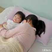 【Great Living格蕾寢飾】義大利La Belle 日本防蹣抗菌可水洗馬卡龍親子枕 夢幻藍X甜心紫