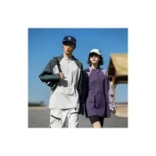 (店+)長袖速乾衣男女撞色半拉链长袖T恤涼感衣秋季圓領吸濕排汗衣彈力跑步健身運動T恤釣魚登山純色緊身訓練衣防曬跑步彈力運動上衣男