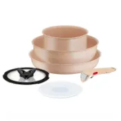 玉山最低比價網 [COSCO代購6] 促銷到9月30號 C141472 Tefal 法國特福 巧變精靈系列鍋具 含蓋6件組 奶茶粉