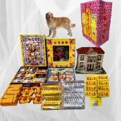 【上芳香業】金紙 紙紮用品 寵物往生 狗狗 毛小孩寵愛組 寵物金 紙紮屋(火化 祭拜 銀紙 法會 頭七)