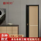 優選熱銷🥇 訂金成都加定實木生態門廚房書房衛生間房間門室內臥室套裝烤漆門工制