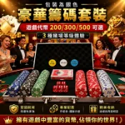 【🔥現貨速發🔥超級質感】籌碼 遊戲籌碼 皇冠籌碼  代幣 皇家 德州撲克籌碼 籌碼組 200.300.500高級套裝籌碼