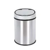 【KINYO】充電式感應垃圾桶 8L(揮手感應/收納筒/彈蓋垃圾筒-福利品) 廚房垃圾桶 廚餘桶