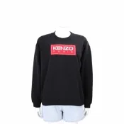 KENZO Paris 刺繡字母補丁棉質運動衫 大學T(女款)