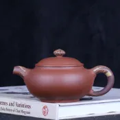 【星月】臺灣回流老茶壺宜興紫砂名家早期一廠顧景舟純手工製作絞泥仿古壺