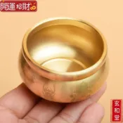💰玄和緣堂💰黃銅聚寶盆五路財神銅缸米缸水缸招財擺件小銅盆工藝品銅碗小香爐0907 招財進寶 風生水起 招財流水