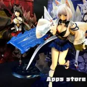 [Apps Store]-實拍 碧藍航線 加賀 鸞 站姿 1/7 盒裝 模型 公仔