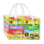 【風車圖書】FOOD超人孩子的第一套認知圖卡(全套八盒-新版)