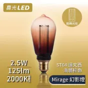 【三創線上購物】喜光全光譜 LED 幻影燈 絢彩 ST64達文西 [漸層棕/經典]/[漸層棕/螺旋]/[漸層棕/條紋]