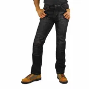 (店+)【KOMINE】日本品牌 騎士彈性牛仔防摔褲 WJ-7323R Black/Deep Indigo 二件式護具 台灣納普司 總代理公司貨日系騎士用品大品牌