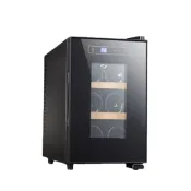 (店+)【窩居】16L電子紅酒櫃 葡萄酒櫃 紅酒櫃 儲酒櫃 冷藏箱 6瓶裝酒櫃  