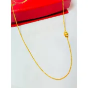 《寶盛珠寶銀樓》純金項鍊9999、麻花、60cm、黃金、金飾、Gold