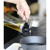 說白現貨｜日本 DULTON 油壺 油瓶 調味油瓶 自動開蓋 防漏倒油瓶 玻璃不鏽鋼 廚房收納 350ml