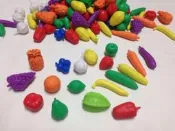 遊思樂ST安全益智玩具【U-Bi小舖】《綜合蔬果》軟質模型18款*各6PCS--108PCS/包