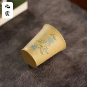 【化雲】宜興紫砂主人杯聞香杯手工泥繪品茗杯功夫茶具客杯