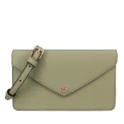 【Michael Kors】JET SET TRAVEL系列 防刮皮革 WOC  / 長夾斜背 / 斜背包(牛油果綠)