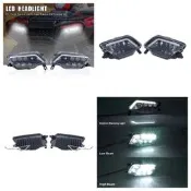 適用本田先鋒1000改裝LED前大燈總成照亮燈honda pioneer 500 700【吉星機車】
