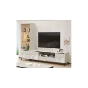 (店+)【專業傢俱】哈倫8尺L櫃/L型電視櫃/長櫃/電視櫃/櫃子/矮櫃/視廳櫃/TV櫃/高低櫃全新