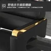 【R.H 獵戰】美髮椅 理髮店專用椅子 升降旋轉椅(烘染剪髮椅 美髮沙龍皮質設計師椅lmx)