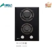 可刷卡分期☆豪山牌SB-2020☆歐化檯面式雙口強化玻璃併爐崁入瓦斯爐☆不滴水湯盤☆替代SB-2010