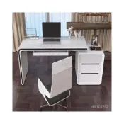 (店+)廠傢直銷 電腦桌 臺式傢用小戶型臥室簡約烤漆學習辦公桌 白色筆記本簡易書桌 儲物桌 輕奢現代老闆桌 鋼琴烤漆 主管桌