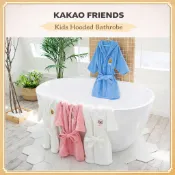[Kakao Friends] 兒童連帽浴袍沙灘巾 – Ryan / Apeach