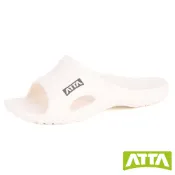 【ATTA】足底均壓 足弓簡約休閒拖鞋(白色)ATTA/人體工學/足壓釋放/MIT台灣製/足底均壓/自調節足弓/防水耐磨