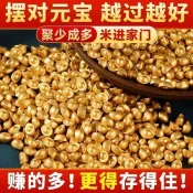 🌷限時優惠🌷 金元寶招財DIY擺飾塑膠小元寶扇子高電鍍不掉色家居辦公室招財擺飾