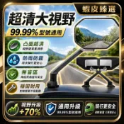 隔日達🏆蝦皮臻選🏆新款鏡面加大版後視鏡 摩托車後照鏡 機車後照鏡 機車後視鏡 後照鏡 後視鏡 高清防眩暈防爆後照鏡 機車