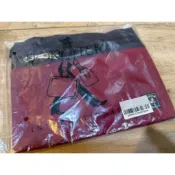 【全新未拆】PORTER INTERNATIONAL 經典拉鍊收納包（酒紅黑/萬用手拿包/收納袋/隨身包/正品有標）