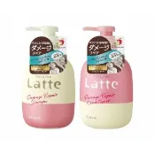 【Kracie 葵緹亞】ma&me Latte親子受損護養洗髮/潤髮乳(490mL)